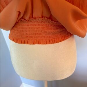 Evereve Vibrant Orange Blouse